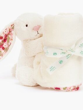 Jellycat Blossom Cream Bunny 'Berry' Soother